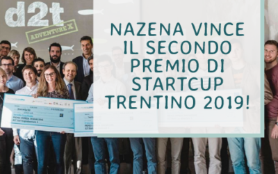 Nazena vince il secondo premio di Startcup Trentino 2019!