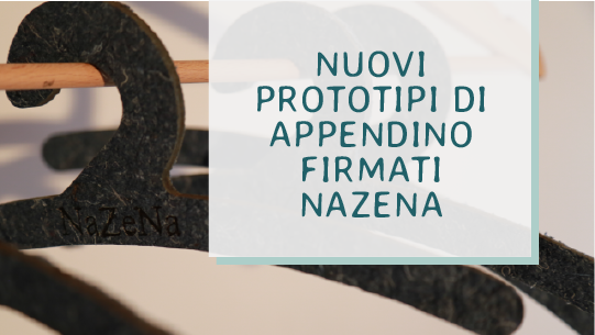 Nuovi prototipi di grucce sostenibili firmate Nazena, rivenditore
